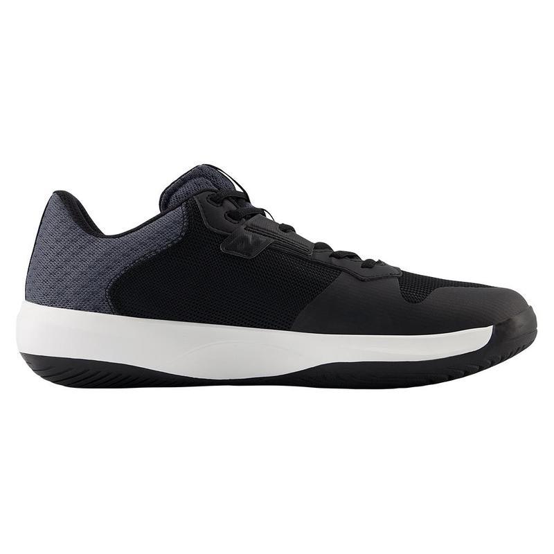 新百伦(New Balance)NewBalance男款网球鞋轻便透气D宽版黑白色稳