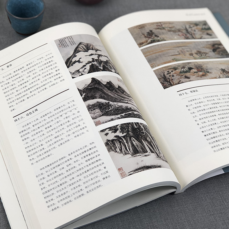[正版]陆俨少山水画刍议 第三版 名家讲稿 中国水墨山水国画笔墨技法教程 名家国画作品集鉴赏 山水画初学入门 上海人民美