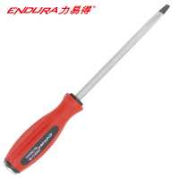 力易得(ENDURA)一字橡塑穿心螺丝批敲击螺丝刀起子改锥8x150mm E6406