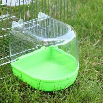 鸟用虎皮靛颏绣眼洗澡盒鸟笼外挂两用洗澡盆浴盆鸟笼配件用品用具方笼