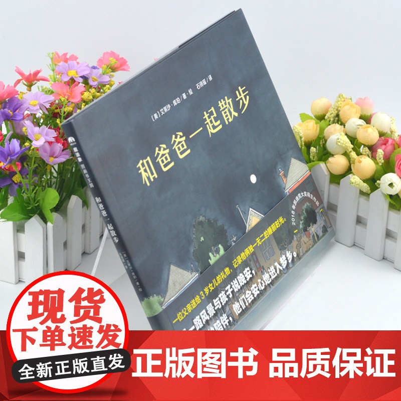 父亲节 和爸爸一起散步 魔法象图画书王国 儿童文学 0-3-6岁幼儿小学生课外阅读书籍 睡前亲子共读故事书 父亲节绘本高清大图