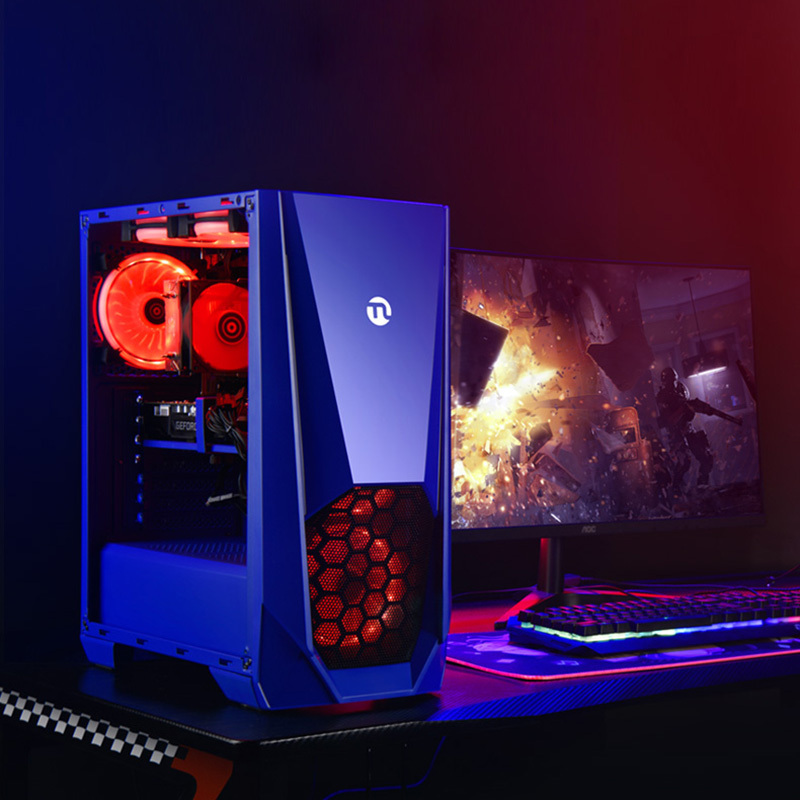 宁美国度 电脑主机i5 9400F升9600KF/GTX1660Super高配吃鸡电竞游戏型组装机电脑台式主机家用全套diy整机[性能狂野版]