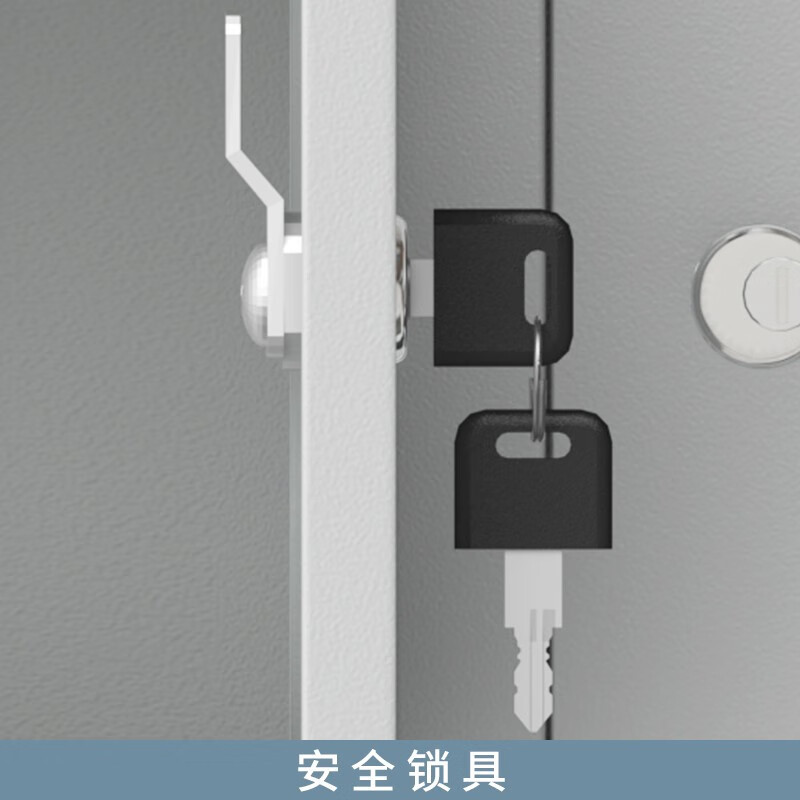 科野 手机存放柜电子设备管理柜带锁保管柜工厂钢制手机柜 无外门96门铁门存放柜