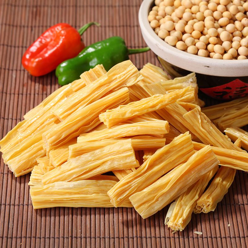 特产农家腐竹干货腐竹豆腐皮豆筋大豆火锅食材精选腐竹段2斤