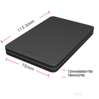 东芝(TOSHIBA)Alumy系列1TB 移动硬盘USB3.0 黑色