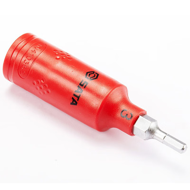 世达(SATA) 11525 6.3MM系列VDE绝缘六角旋具套筒5MM高清大图