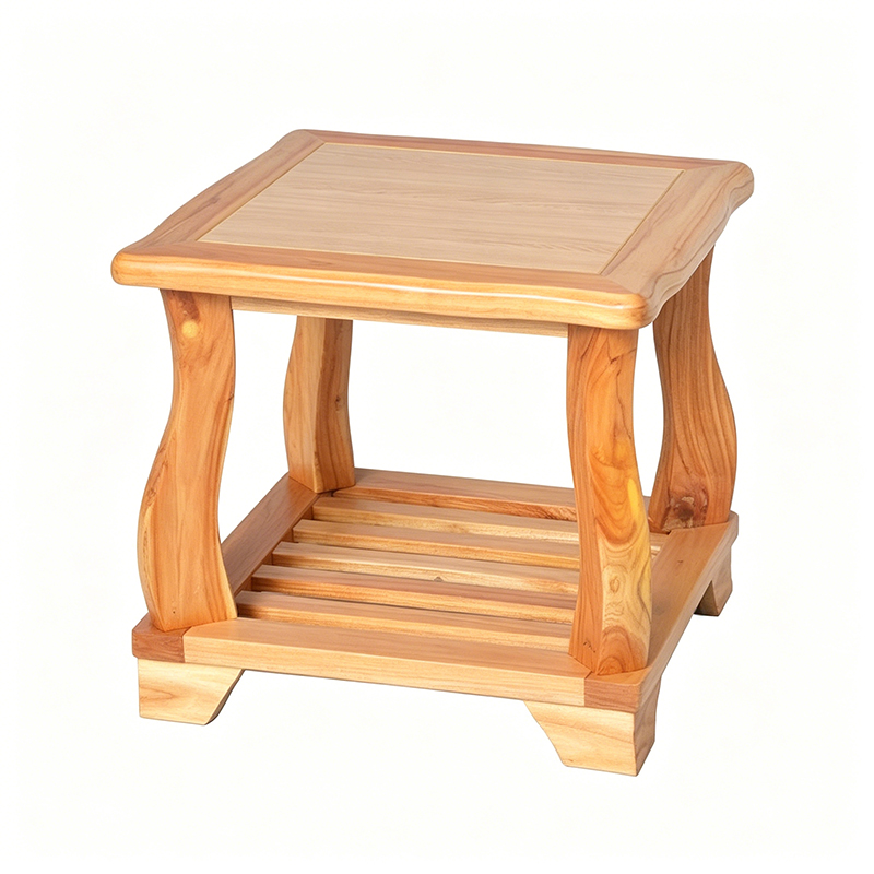 炯豪 木质方茶几 600x600x475mm高清大图