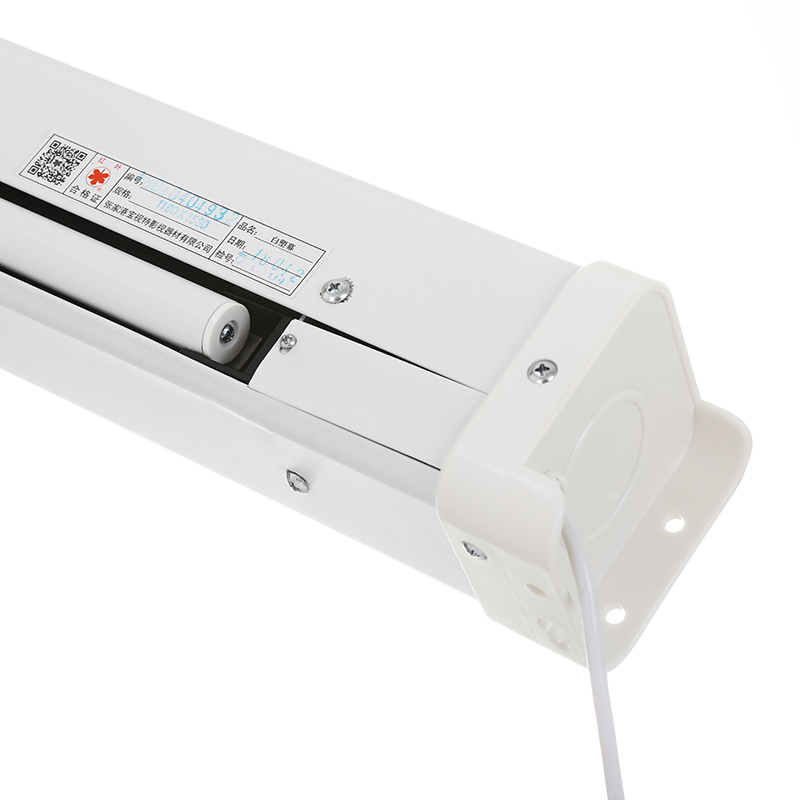 红叶150英寸16:10玻纤电动遥控投影幕 投影机幕布 投影仪幕布高清大图