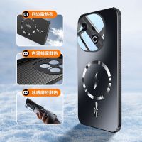 KONEL 适用于vivo iqoo13闪电磁吸手机壳自带高清镜头膜气囊防摔四边散热强力金属磁吸手机保护套