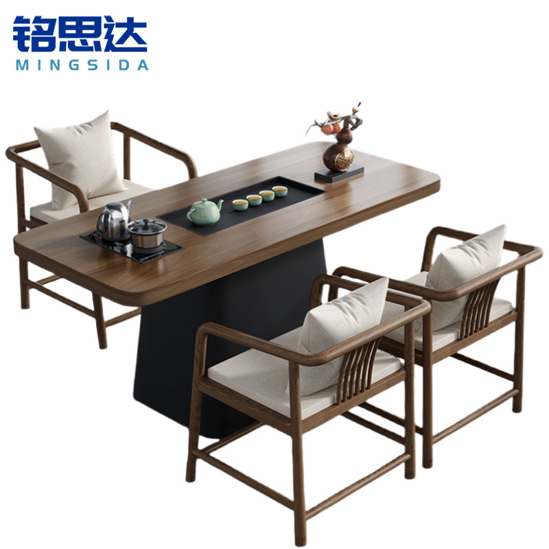 铭思达茶桌 1.4米3椅套