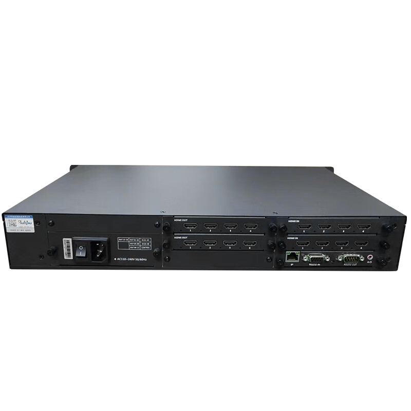 润普Runpu RP-PK8008S 会议音视频8路拼接控制器八进八出无缝视频切换处理器屏幕墙拼接控制器高清大图