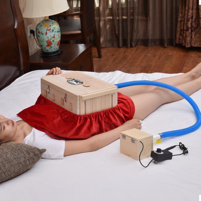 ⑨单独排烟 一套(无艾柱) 艾灸盒木制通用全身随身灸家用仪艾灸箱腹部