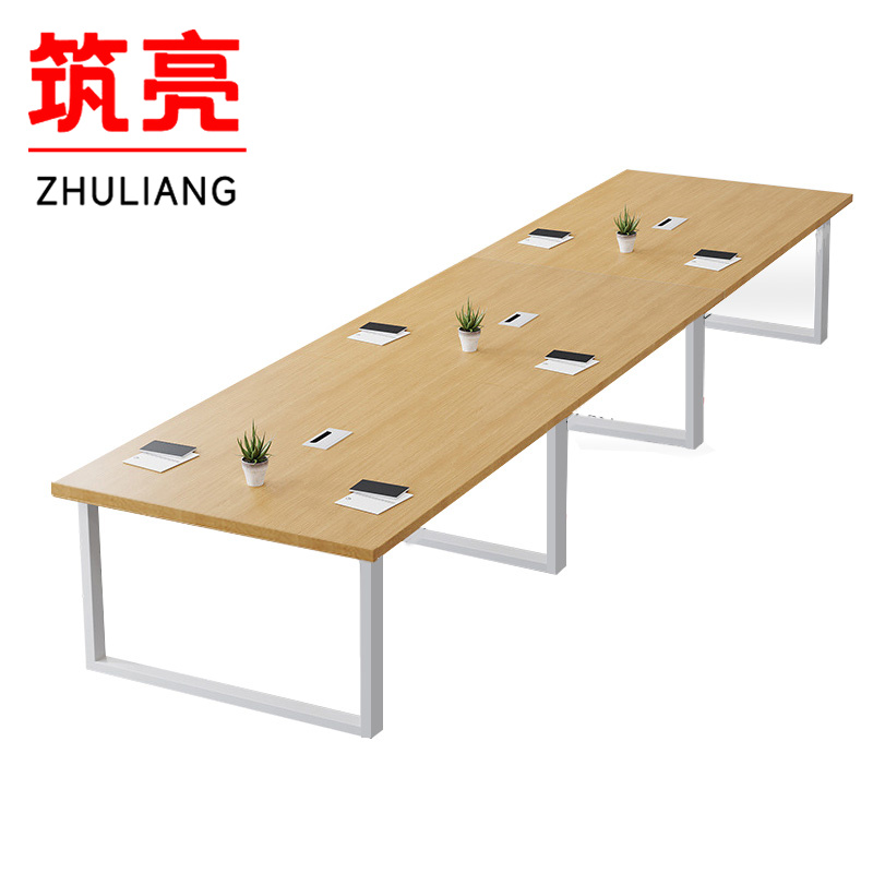 筑亮 会议桌 600*120*74cm 张高清大图