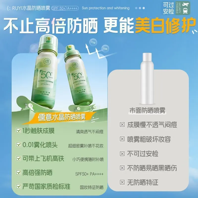 RUYI儒意水晶防晒喷雾SPF50+PA+++80ml高清大图
