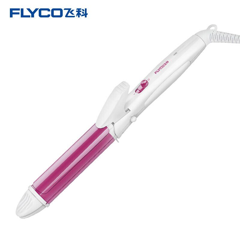 【精选】飞科（FLYCO）卷发棒 卷直两用迷你内扣直发器拉直板夹板防烫发空气刘海大卷蛋卷 新品6855
