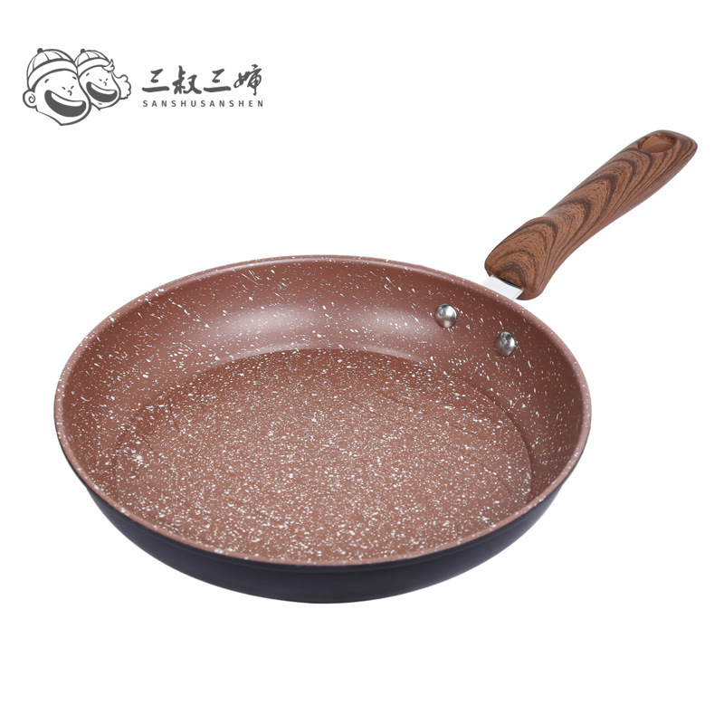 专用麦饭石煎锅燃气炉电磁炉通用