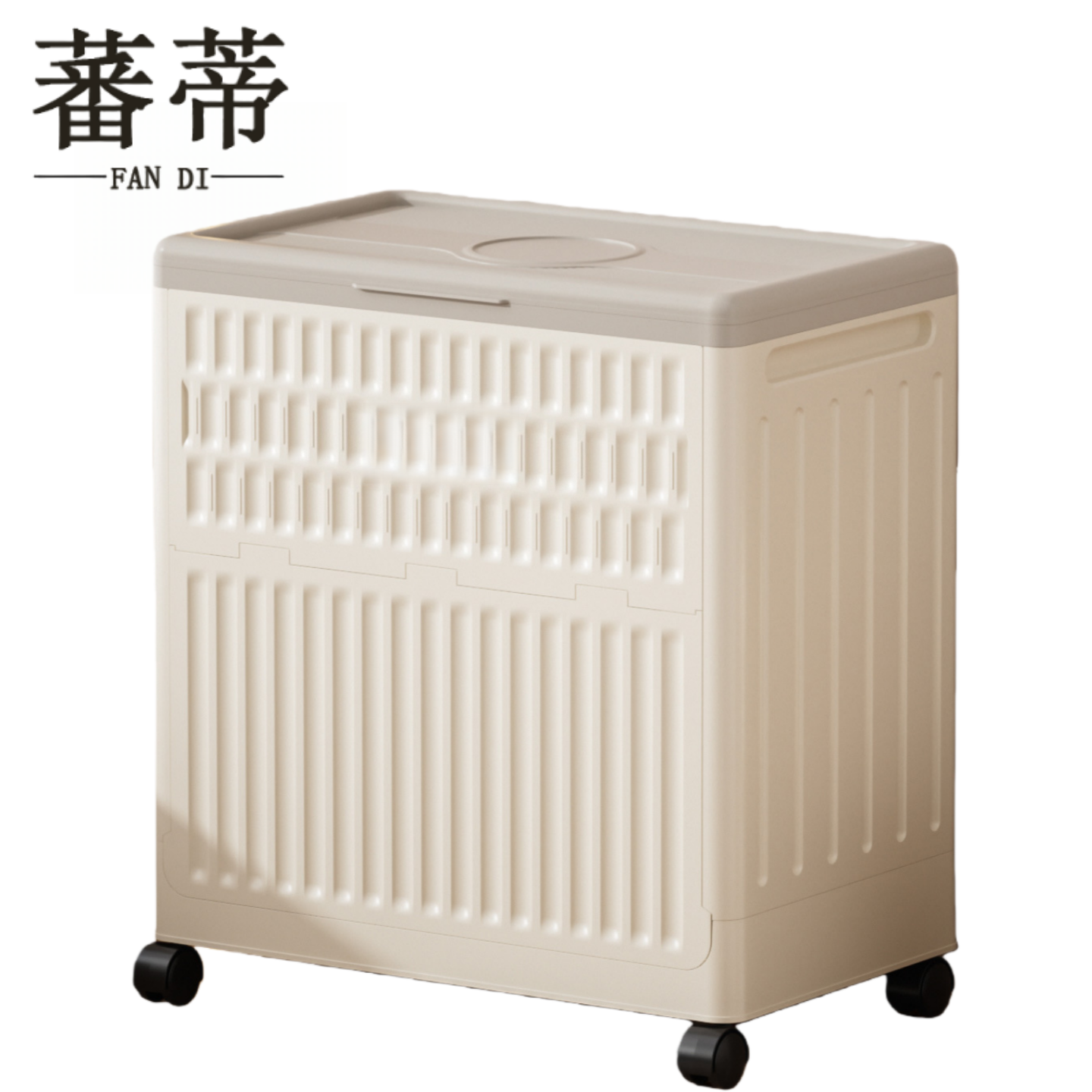 蕃蒂 收纳箱灰色0.56M个