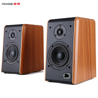 麦博（microlab） B77BT 2.0桌面蓝牙音箱 音响 多媒体电脑音箱 电视音响 木纹木质 电脑音箱