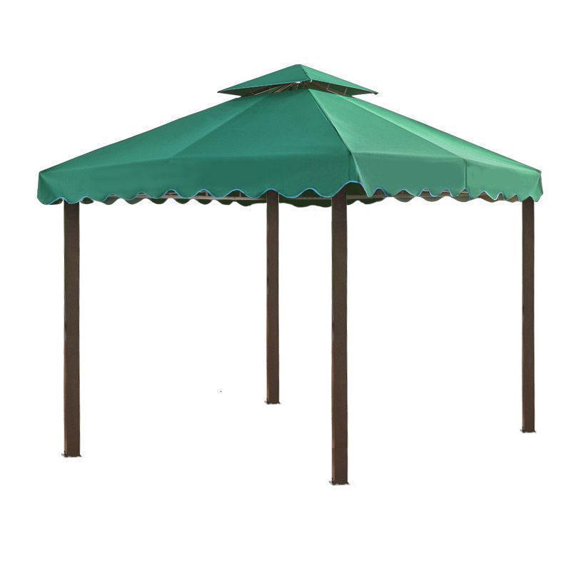 森美人户外凉亭庭院葡萄架别墅铝合金亭子花园简易休闲亭室外帐篷遮阳棚 3*4米【不含桌椅】