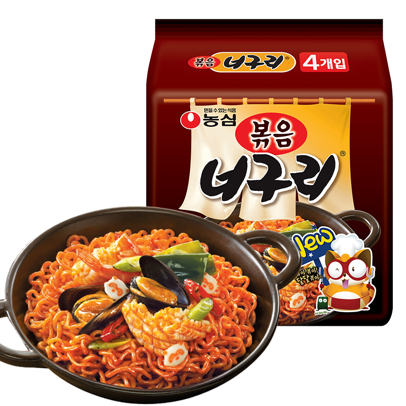 农心 Nongshim 进口方便面韩国进口农心辛拉面出品小浣熊炒乌冬乌龙面137 4方便面非火鸡面 价格图片品牌报价 苏宁易购苏宁自营