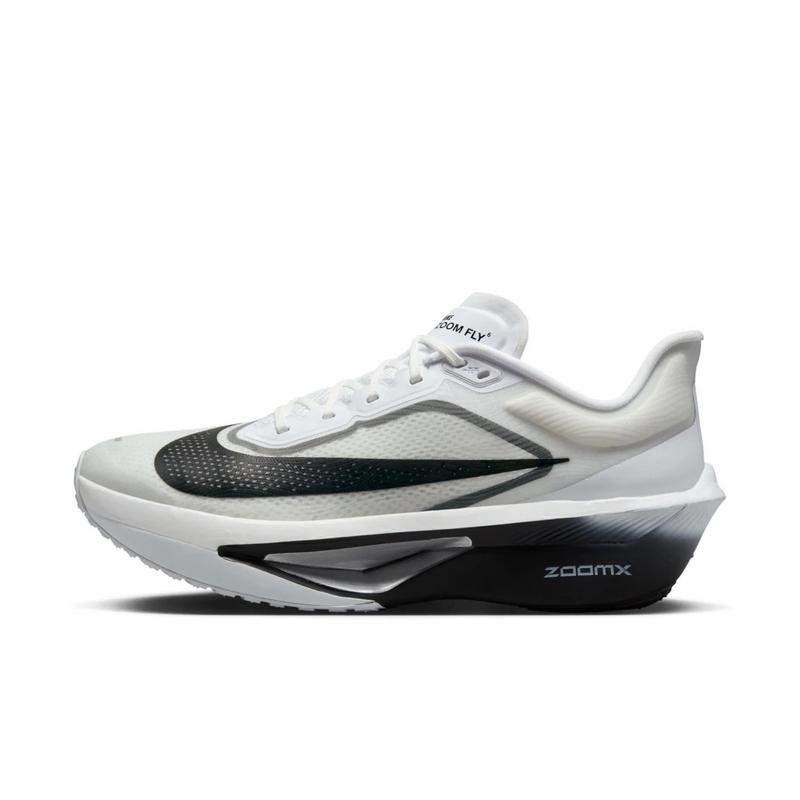 耐克(NIKE)男子跑步鞋轻便缓震训练竞速鞋ZoomFly62024新款白灰合