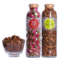 陌上花开刺玫茶蒲公英根茶蒲公英玫瑰茶重瓣平阴玫瑰花茶茶长白山