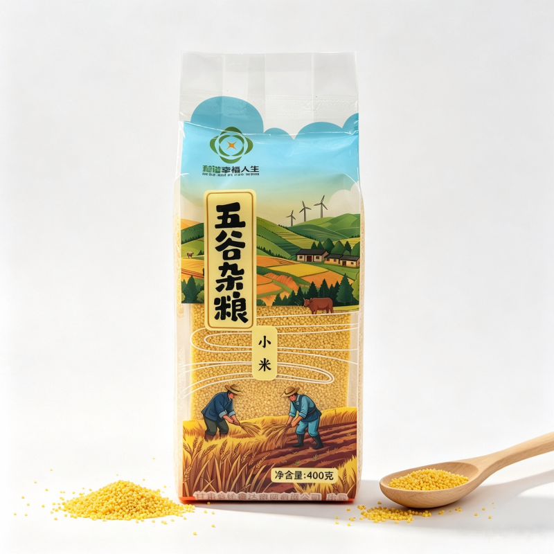 和谐幸福人生 小米 400g 袋高清大图