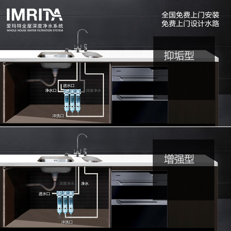 爱玛特(IMRITA)专业直饮三核净水机IMT-V6