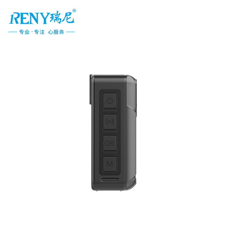 瑞尼RN-X5新款工作执法记录仪 32G内存1296p高清红外夜视 H.265格式微型不可对讲机黑色便携式1.5寸屏黑色