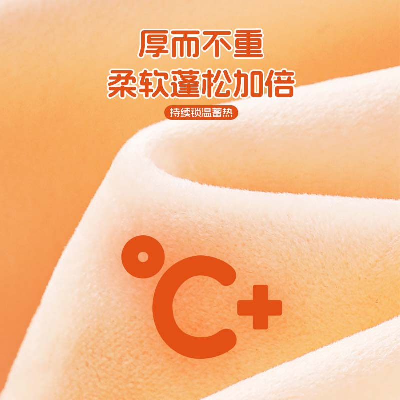 史努比儿童外套男女中大童连帽冬季加厚保暖上衣棉针织开衫加绒卫衣24TJ15