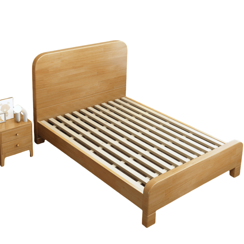 鑫木樽床+床头柜1200mm套高清大图