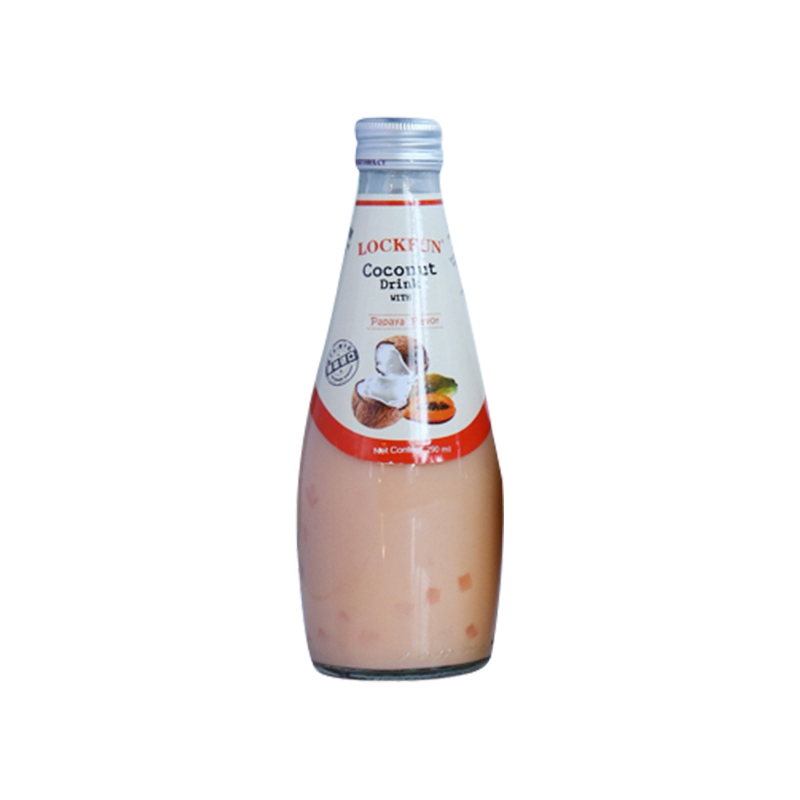 乐可芬木瓜味椰子汁饮料（含椰果）290ml*12瓶
