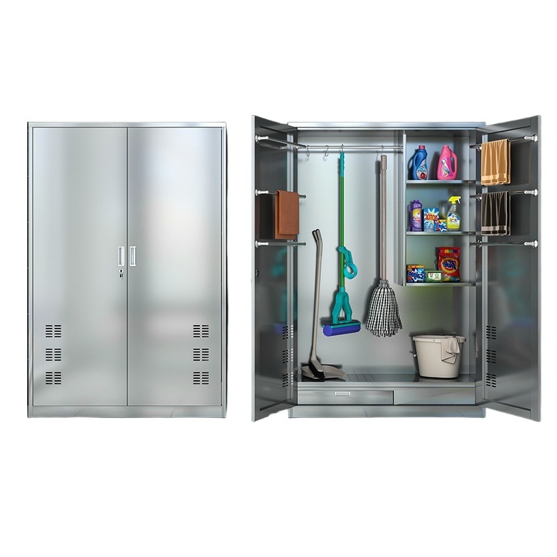 伊洛源不锈钢清洁柜高清大图