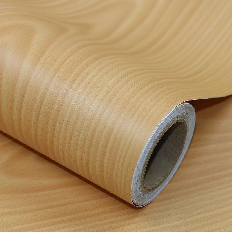 家具翻新贴纸 波音软片防水自粘墙纸 旧家具橱柜衣柜柜子书桌木纹纸