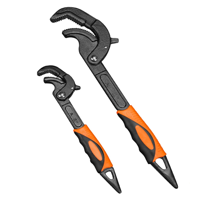 活口管钳板子万能活动扳手工具卫浴多功能开口闪电客万用水龙头大号