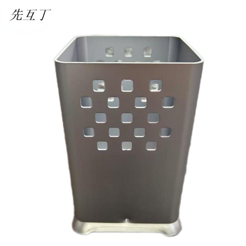 先互丁太空铝筷子笼筷子筒 99*99*143mm 个高清大图