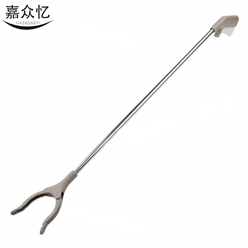 嘉众忆 环卫垃圾夹不锈钢灰色100cm JZY-LJ603 支高清大图