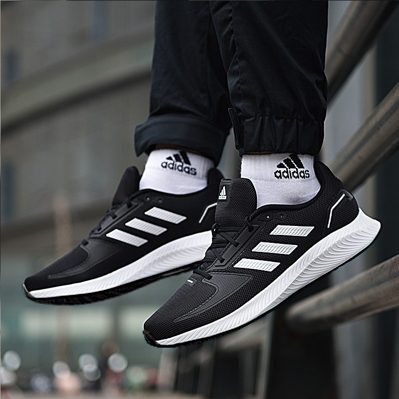 Adidas阿迪达斯男鞋2022新款RUNFALCON20缓震运动跑步鞋FY5943