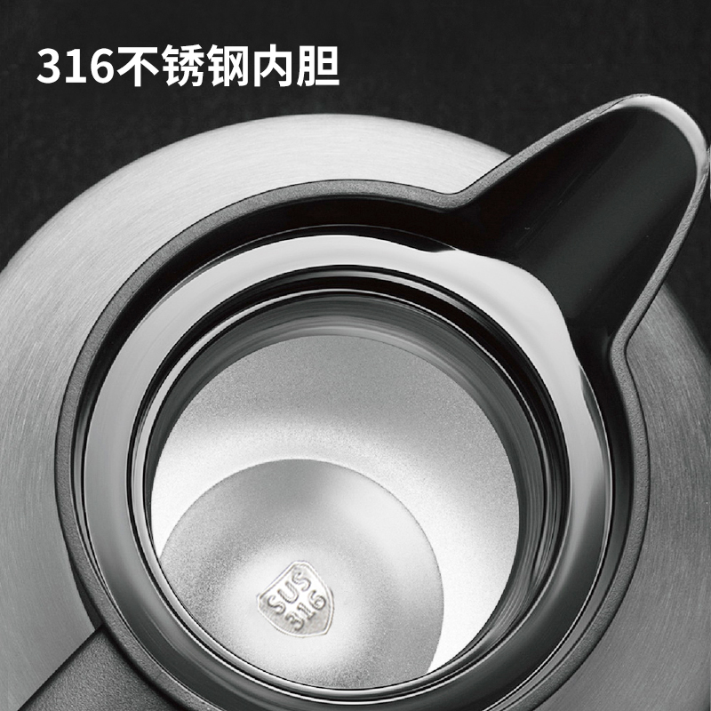 焖大师（MENDASHI）真空保温壶M1800B家用保温水壶大容量316不锈钢热水瓶保温壶高清大图