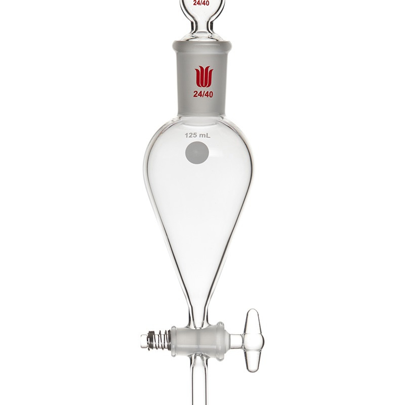 SYNTHWARE F784125分液漏斗玻璃节门,125ml,24/40玻璃塞子 个