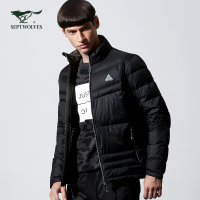七匹狼羽绒服男短款轻薄韩版户外休闲保暖青年正品外套潮