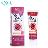 上扬NVR红参牙膏100g 原装进口 清新口气 清洁牙齿 修复牙齿损伤 抗敏感