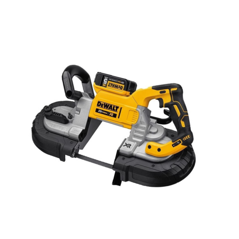 得伟锂电无刷深切带锯单机20V DCS374N 个