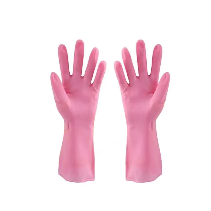 松丰 加厚橡胶手套牛筋手套 30cm*13.5cm(黄色) 副