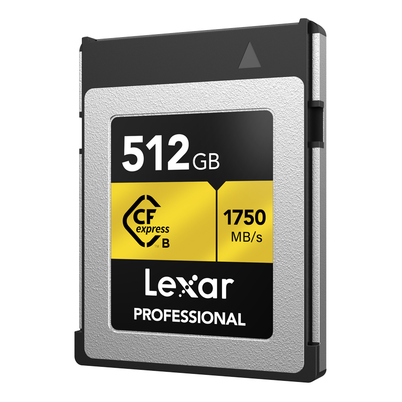 雷克沙(Lexar)512GB CFexpress Type-B存储卡高端相机内存卡与XQD摄像机兼容大疆Ronin4D