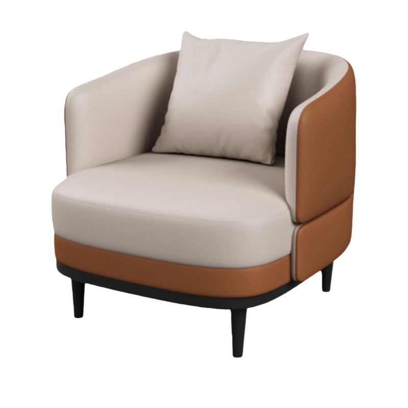 璎蕙 皮沙发椅65cm 张高清大图