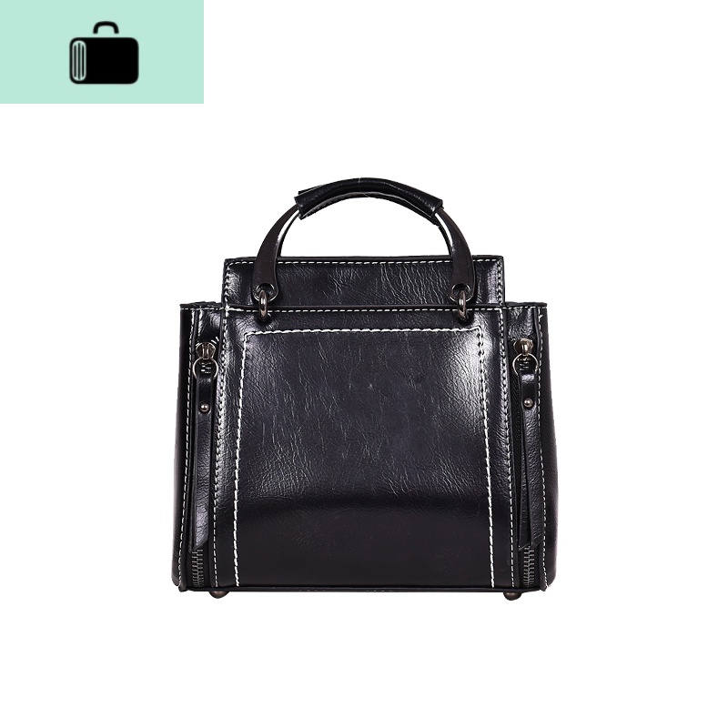 高级感手提包网红小黑包质感单肩包包女2020新款潮百搭洋气斜挎包NEWLAKE高清大图