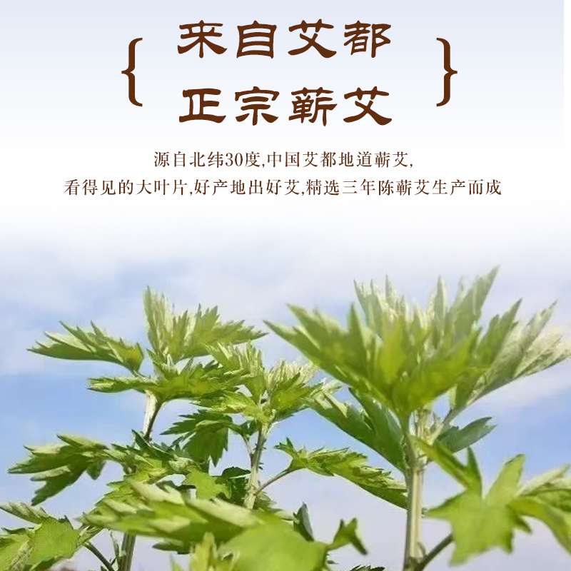 至尊蕲艾礼盒蒸汽眼罩蕲艾足贴艾草精油皂蕲艾灸贴蕲艾柱随身灸