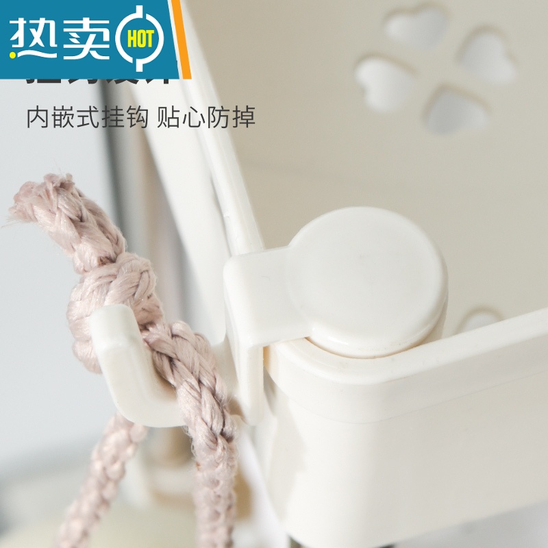 敬平卫生间置物架落地推车洗漱台浴室洗手间带扶手的厕所夹缝收纳架子高清大图