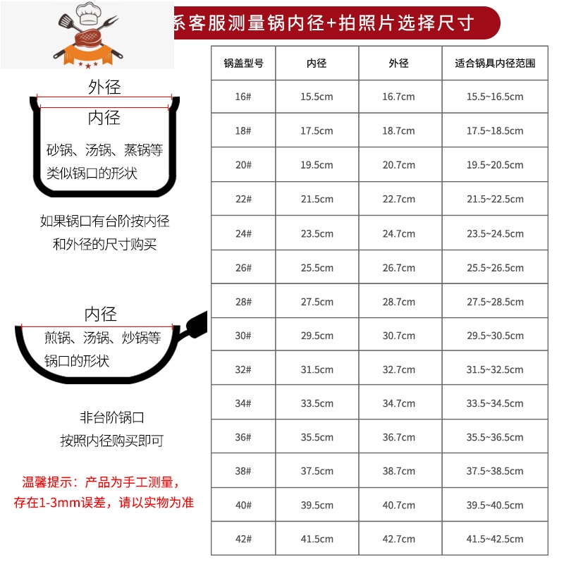 不锈钢锅盖玻璃钢化可高温家用通用款透明炒菜盖子蒸锅2832cm 敬平 加厚不锈钢(可立把手)30CM送螺丝刀锅具配件高清大图